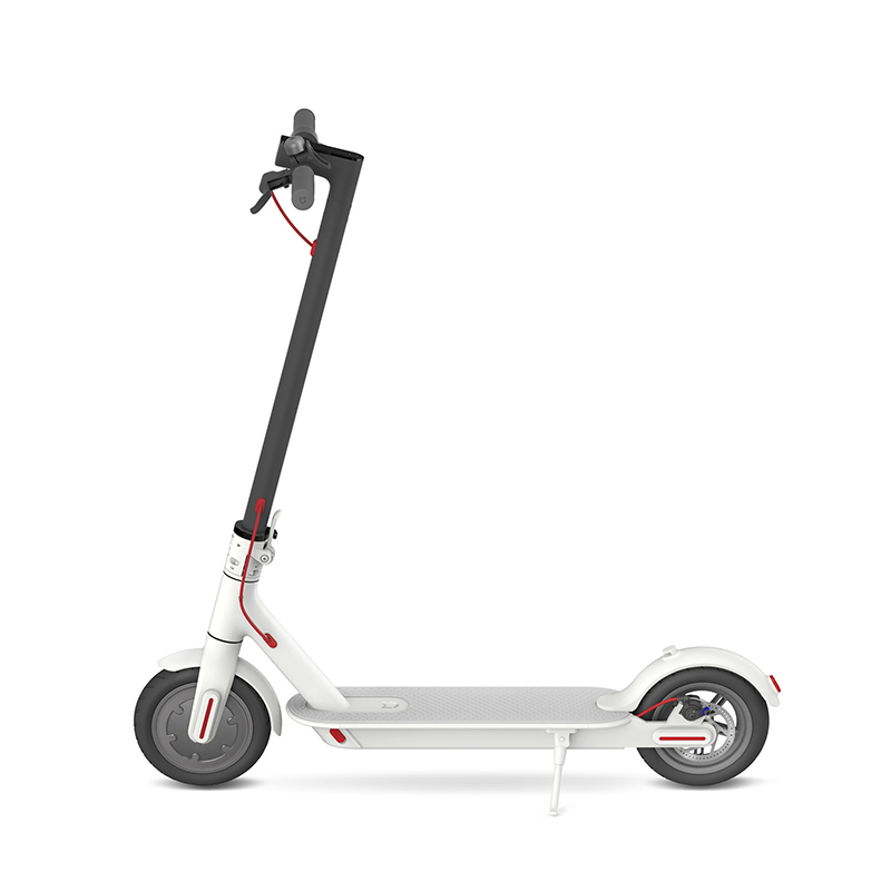 The #1 Smart Folding Electric Scooter for Adults in Black & White - 8.5 The #1 Smart Folding Electric Scooter for Adults in Black & White - 8.5