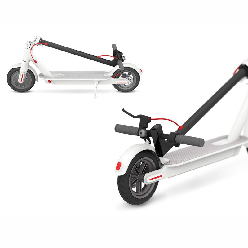 The #1 Smart Folding Electric Scooter for Adults in Black & White - 8.5 The #1 Smart Folding Electric Scooter for Adults in Black & White - 8.5